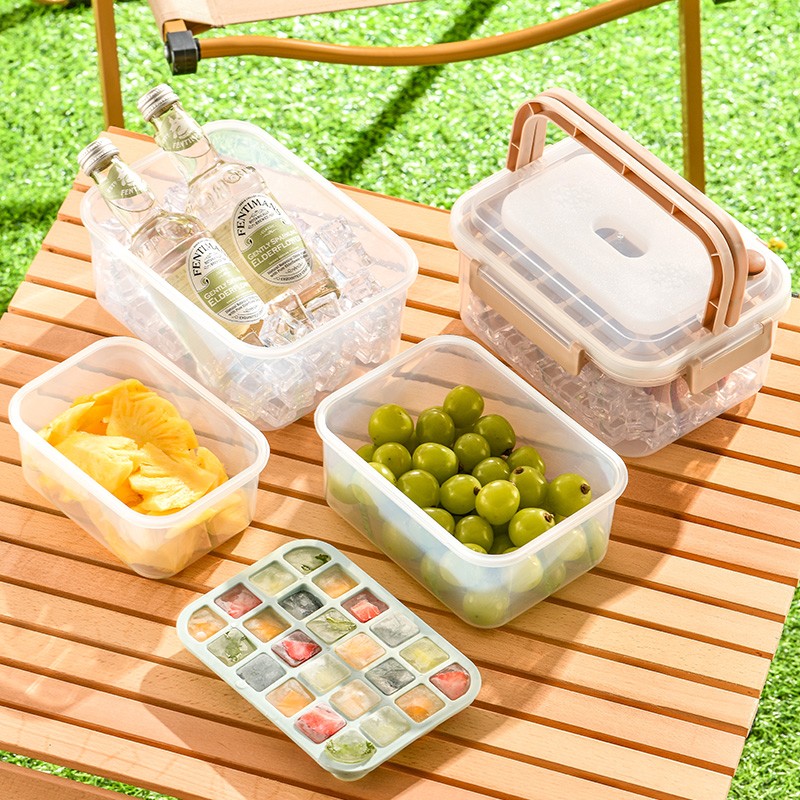 Multi-use ice tray crisper
