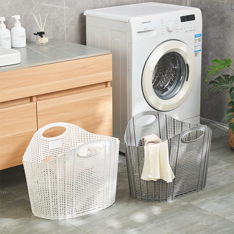Foldable storage basket