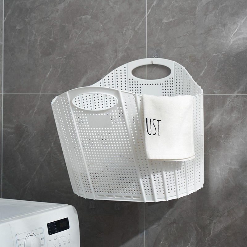 Foldable storage basket